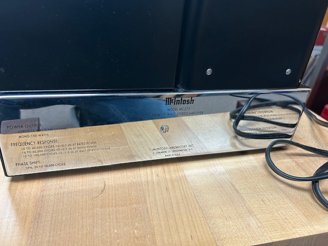 McIntosh MC275 Tubed Amplifier - Image 4