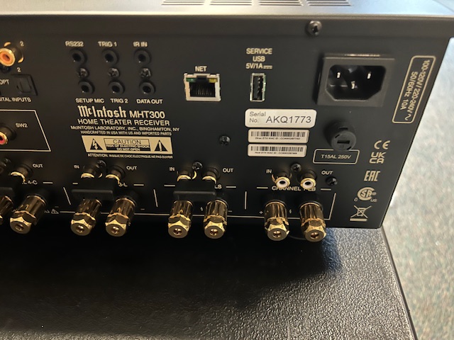 McIntosh MHT-300 7.2 Channel Home Theater Receiver - Image 5
